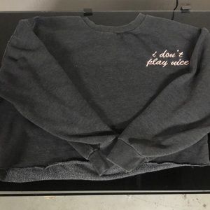 Forever 21 long sleeve crop top